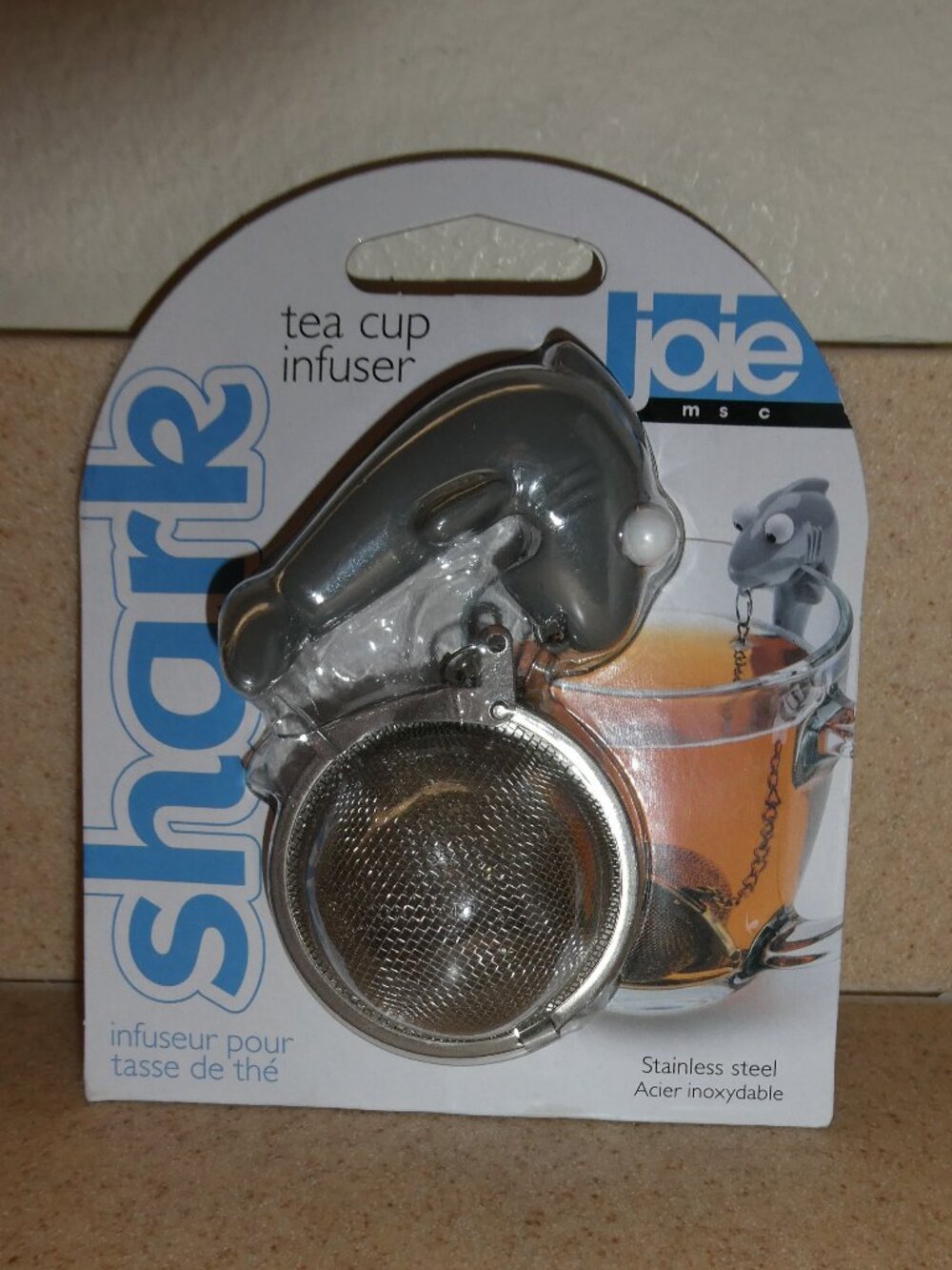 Jolie Shark Loose Leaf Tea Ball Stainless Steel Infuser - NEW
